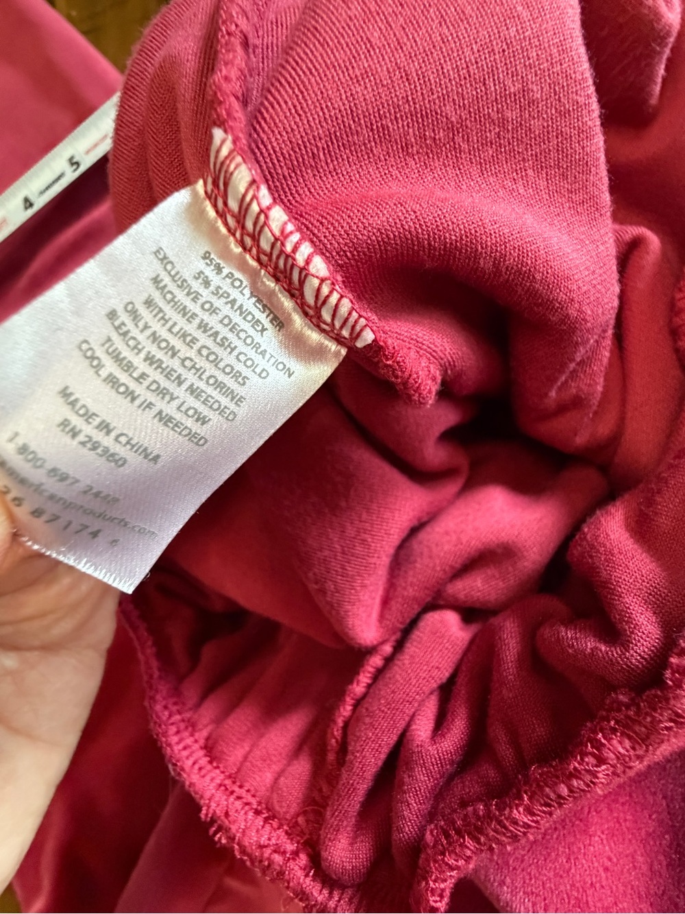 Women’s Burgundy Velour Jogger Pants size XS - Picture 9 of 9